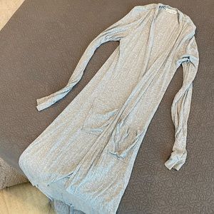 Joah Brown long Grey cardigan